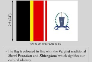 Vaiphei People Council Flag Nei Ni 17th Oct 2024